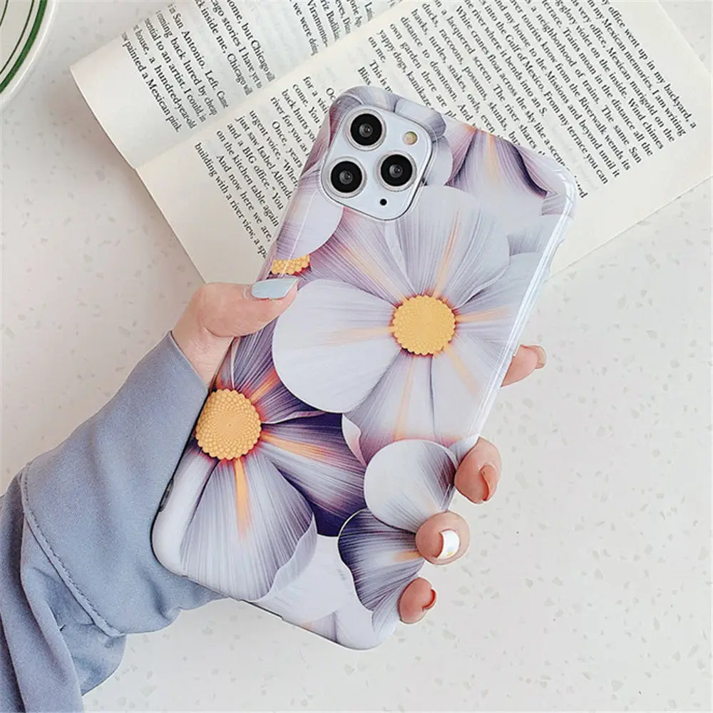 Lovebay гальванический банан листья цветы чехол для телефона для iPhone 11 Pro 7 8 6 6s Plus X XR XS Max мягкий IMD силиконовый чехол