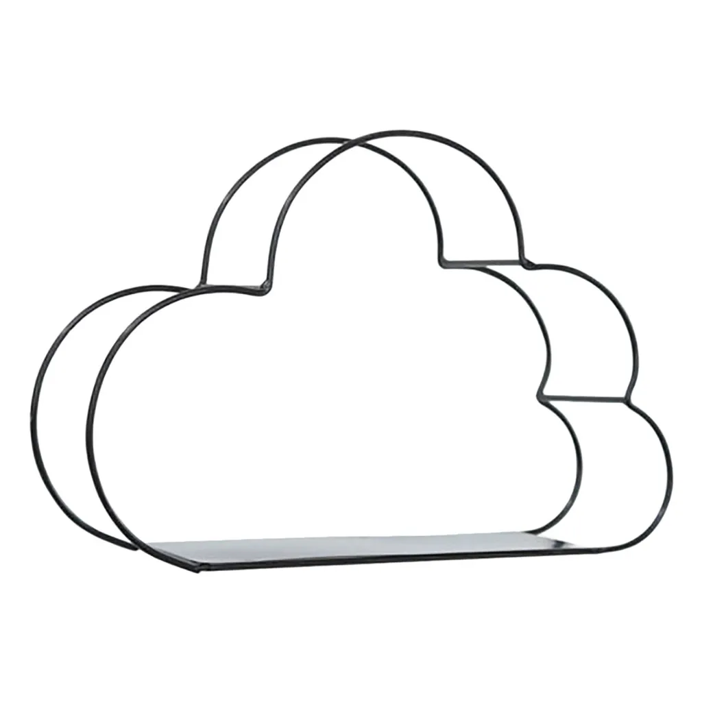 Storage Rack Portable Cloud Shaped Wall Mounted Display Storage Shelf Organization Rack Home Decoration Storage Holder 19OCT31