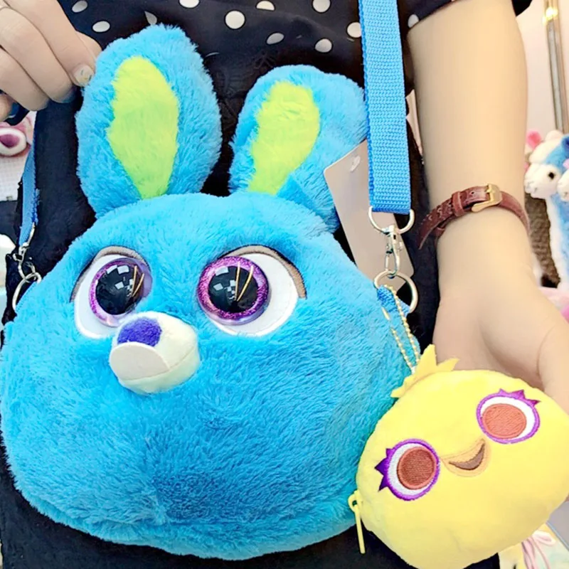 Новинка! TOY STORY 4 кролик и Даки Мягкие плюшевые сумки мягкий пушистый персонаж фильма Детская сумка на одно плечо Gifs для детей