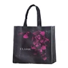 Non-woven Fabric Rose Flower Shopping Bag Reusable Pouch Travel Storage Handbag New Idyllic Flowers Foldable Shopping Bag 1