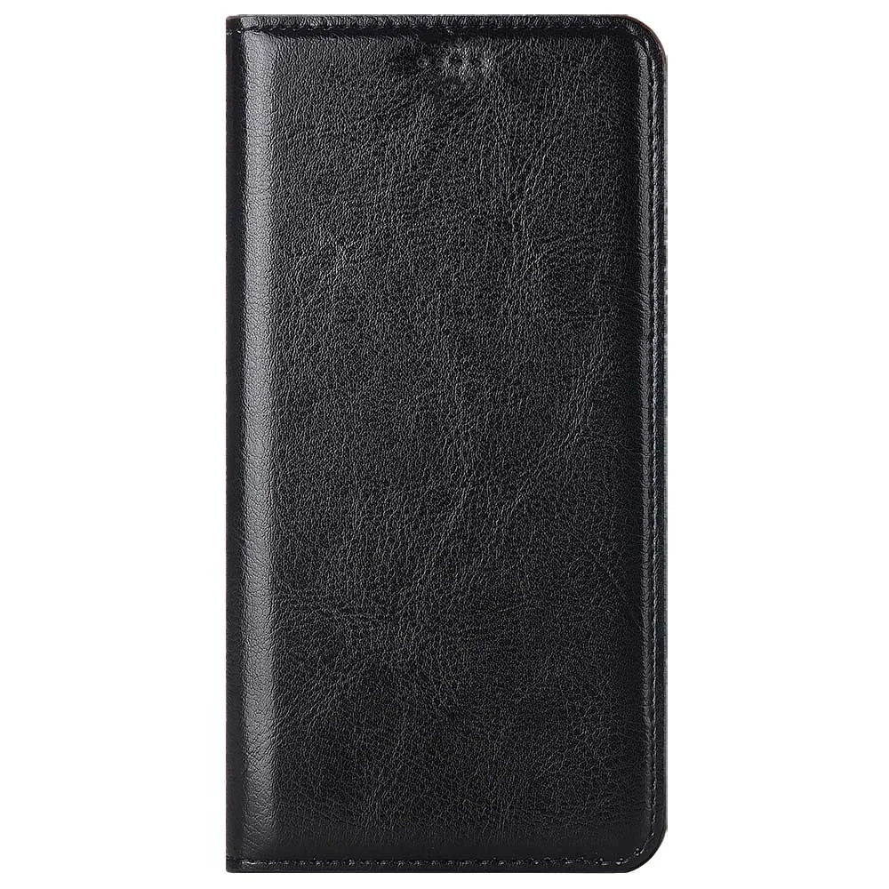 Magnetic Genuine Leather Flip Wallet Phone Case Cover