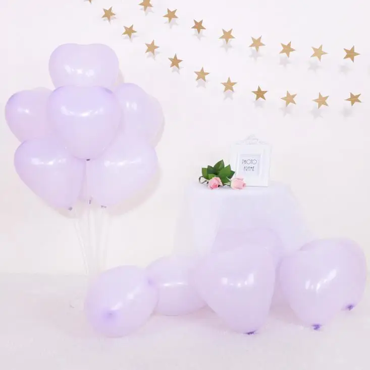 purple Воздушный шар в виде сердца - Color: purple
