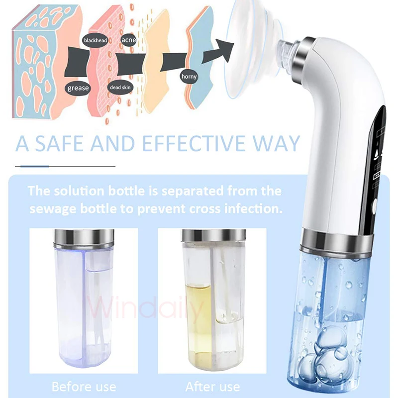 2023 Blackhead Remover Pore Vacuum Cleaner Electric Micro Small Bubble Facial Cleasing hine USB Rechargeable B_voghion.com