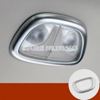 

For Jeep Cherokee Matte Silver Rear Reading Light Trim Cover 2014-2016 1pcs
