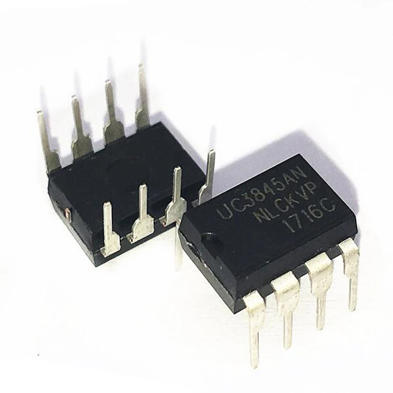 Новый и оригинальный чипсет IC UC3845B DIP8 UC3845A UC3845AN 3845 UC3845BN UC3845 DIP-8 10 шт. | Электронные