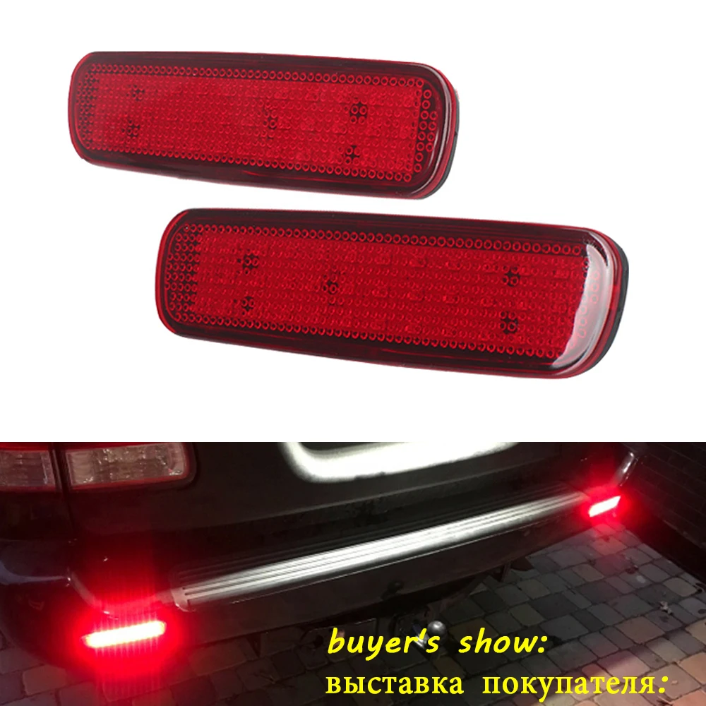 Автомобильный светодиодный задний бампер отражатель светильник для Toyota Land Cruiser