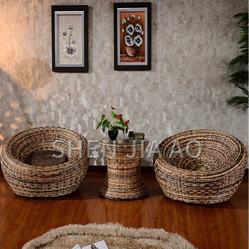 Журнальный столик из ротанга ручной работы 1 шт. боковой стол мебель для гостиной