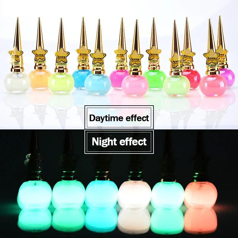 14 мл светится в темноте неоновая краска цвет флуоресцентный лак для ногтей светящаяся женская обувь дизайн ногтей маникюр M3