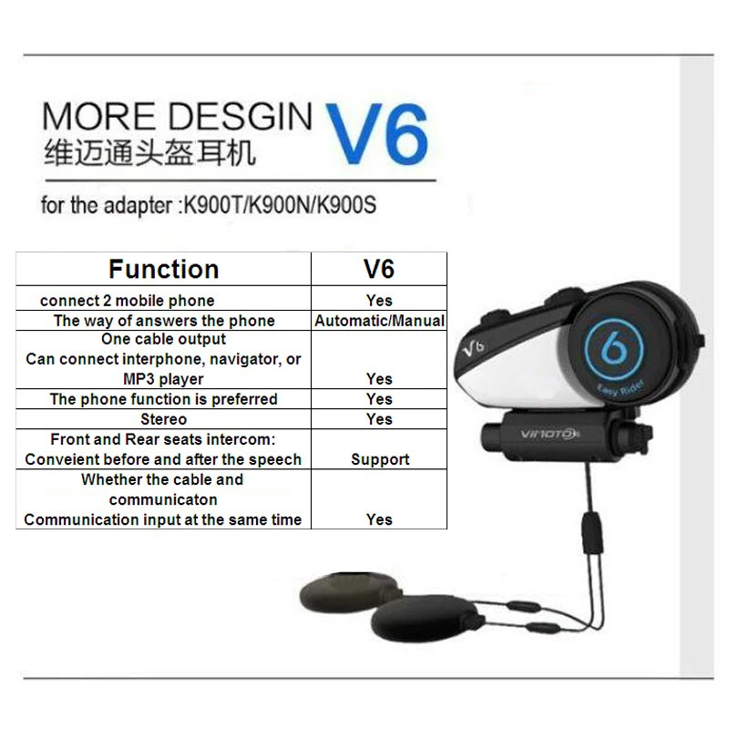 Vimoto English Version Easy Rider V6 