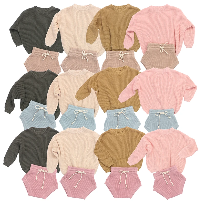 Kaiya Angel 2020 Baby Bloomer Summer Girls Cotton Diaper Cover Newborn Soild Sweater Shorts Infant Unisex Retail Bloomer