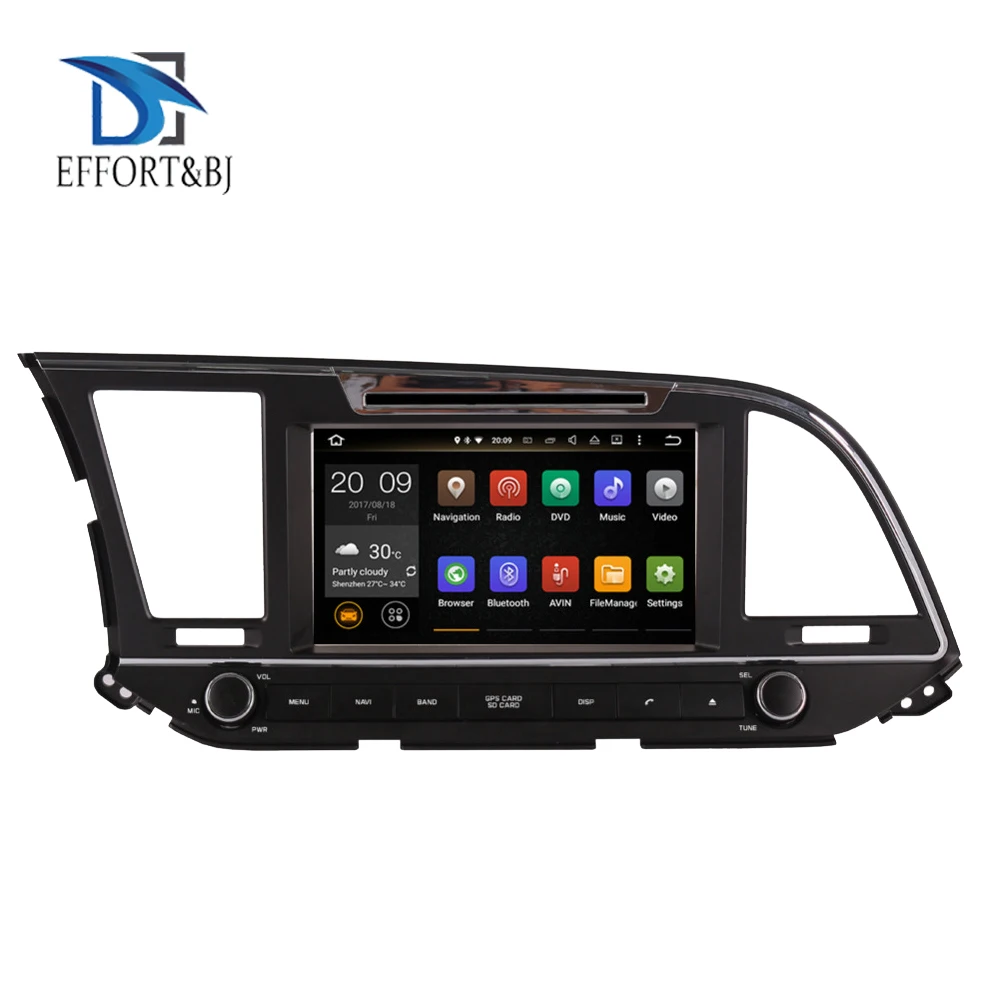 Автомагнитола на Android 10 0 мультимедийный DVD-плеер для HYUNDAI ELANTRA 2016-2022 левый
