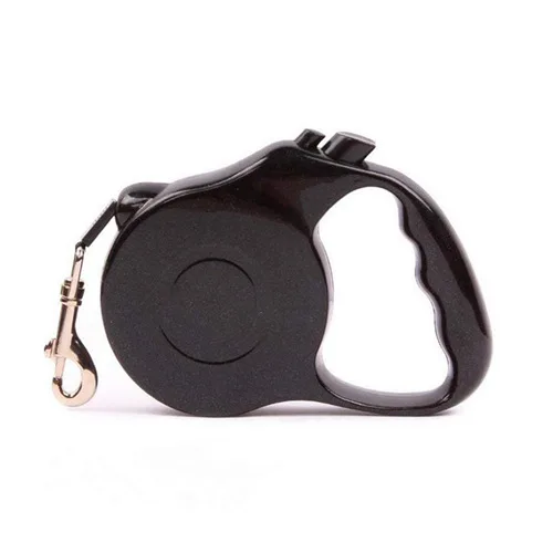 3/5M Retractable Dog Cat Harness Vest Reflective Walking Lead Leash Training Puppy Automatic Extending Rope Walking Leashes - Цвет: Черный