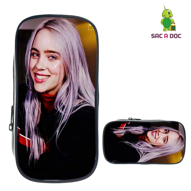 Золотой Billie Eilish, школьный рюкзак для девочек, женская сумка для колледжа, рюкзак для путешествий, сумки на плечо, Sac A Dos, черные рюкзаки, Mochila Escolar - Цвет: Золотой