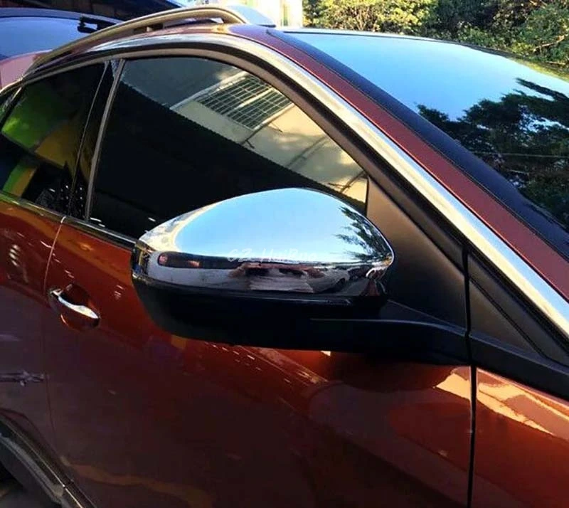 

Автомобильный Стайлинг для Peugeot 3008 5008GT 2016 2017 заднего вида для боковой двери зеркало Кепки накладка АБС-2 шт.