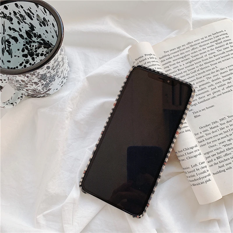 GlamPhoneCase фланелевый клетчатый чехол для iPhone X XS Max XR Мягкий силиконовый чехол для iPhone 7 8 6 6s Plus чехол