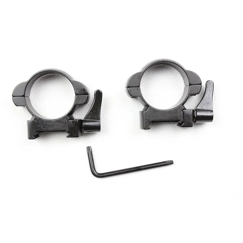 Funpowerland винтовка сталь ткач крепление 30 мм средний профиль черный быстро отсоединяющиеся кольца - Цвет: Синий