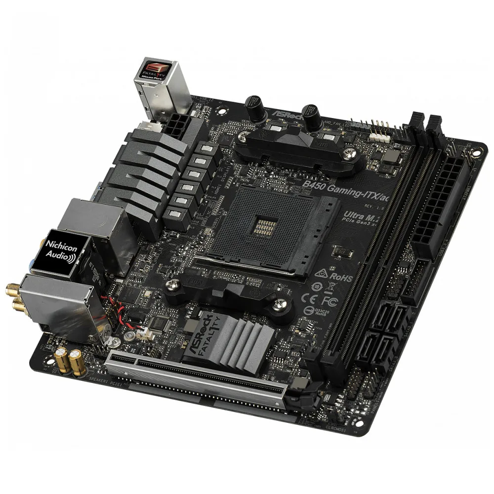 Материнская плата ASRock Fatal1ty B450 Gaming-ITX/ac
