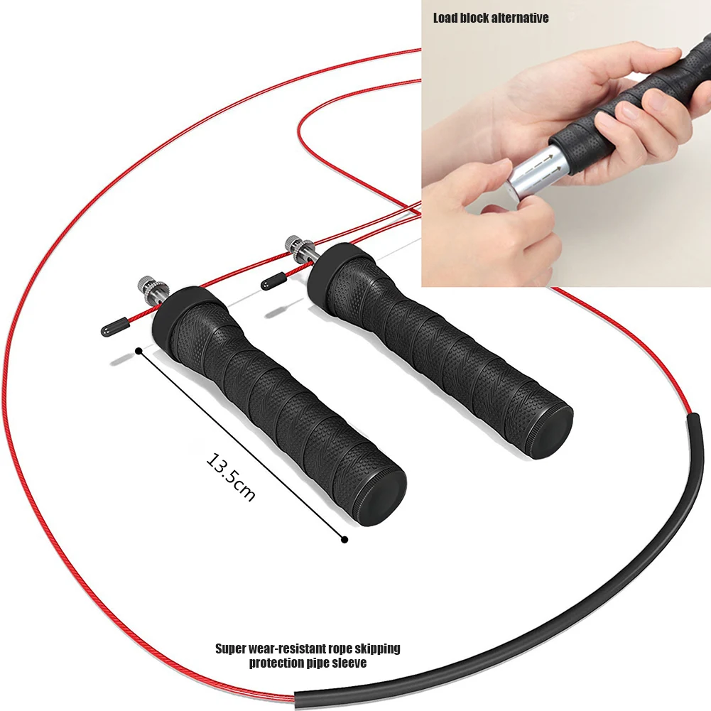 High Quality Speeds Jump Rope Adjustable Training Non-slip Sweat-absorbent Racing Bearing Jump Rope N66