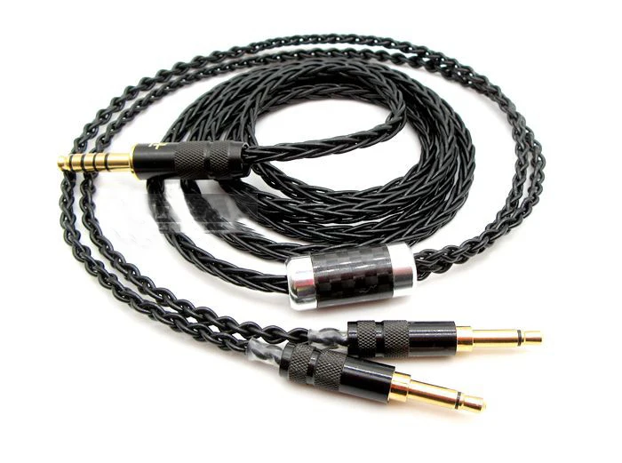 8 Cores 2 5 3 5MM 4 4mm Balanced Upgrade Cable for Denon AH D7200 AH D5200 d9200 Headphone