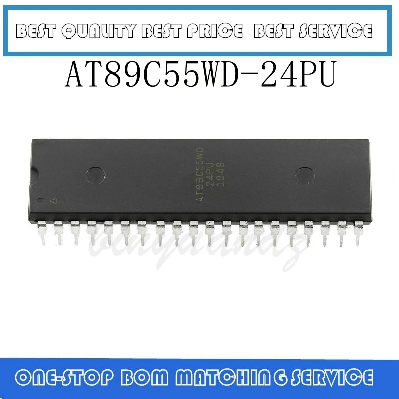10 шт. AT89C55WD AT89C55WD-24PU DIP-40