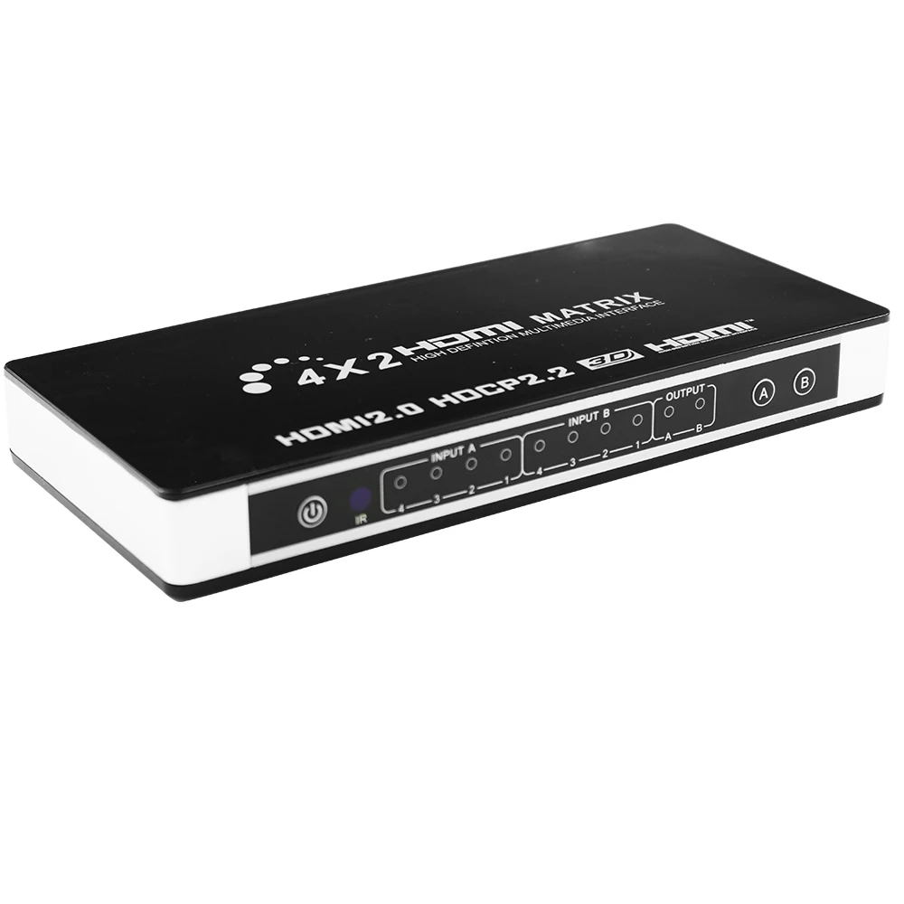 Матрица HDMI 2 0 4 х2 4K 60 Гц HDR HDCP 2|hdmi matrix|hdmi matrix 4x2matrix hdmi 4x2 |