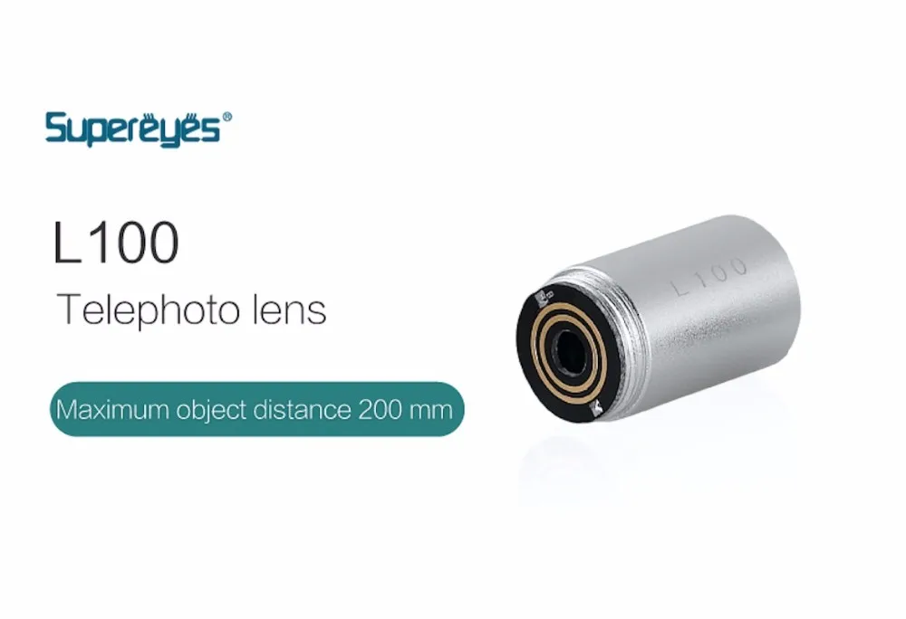 Supereyes 20cm L100 for Microscope lenses Interchangeable Long Focus