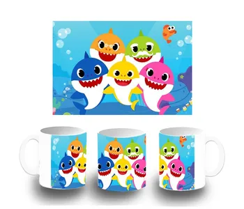 

Plastic CUP BABY SHARK ANIMATED SERIES CHILDREN plastic mug