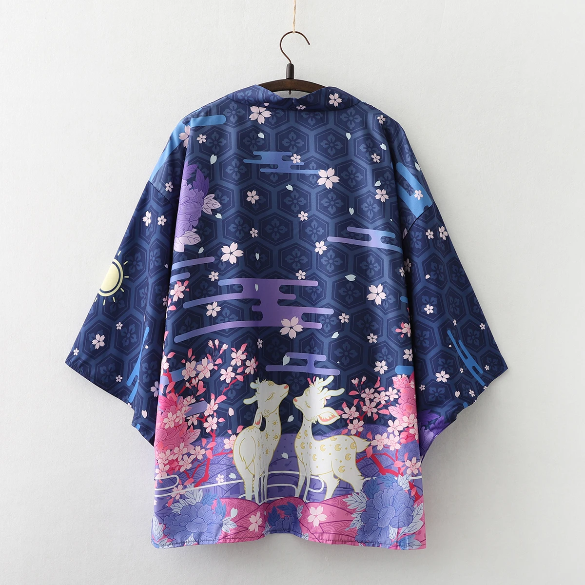 Japanese Style Anime Kimono Haori Beach 
