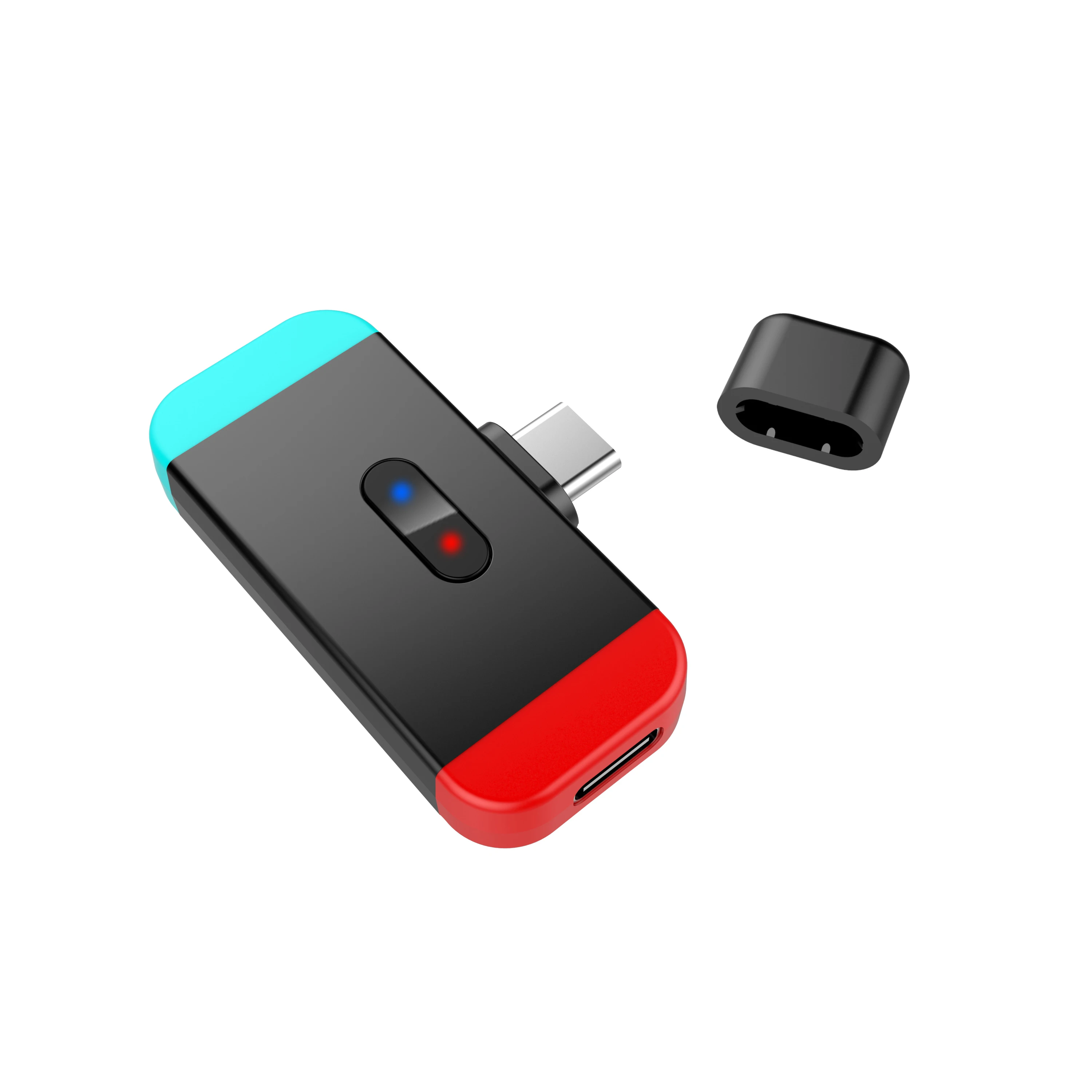 Bluetooth 5,0 Aptx LL низкая задержка стерео usb type C музыкальный передатчик беспроводной аудио адаптер для nintendo Switch PS4 Macbook PC - Цвет: Black