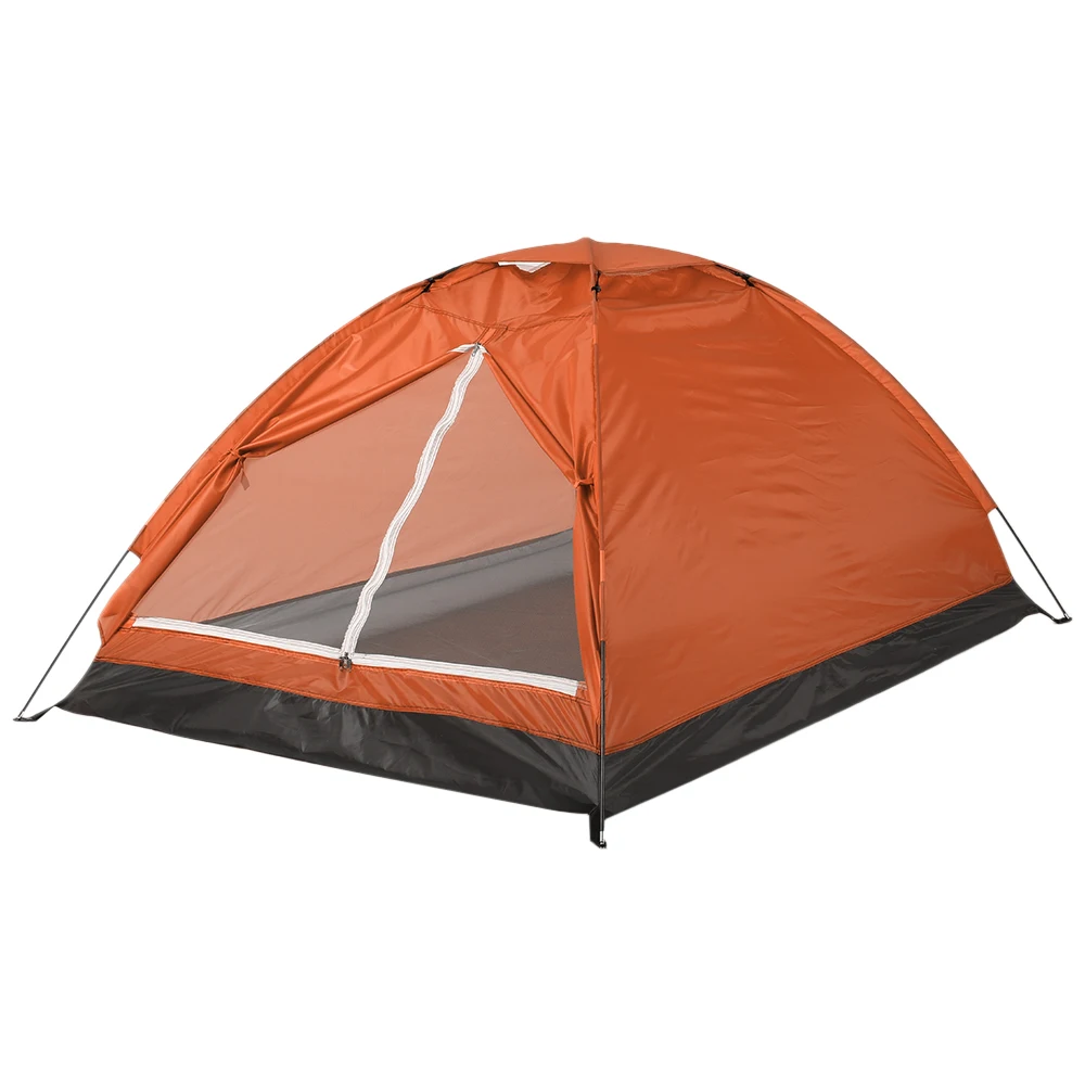 TOMSHOO 1-2 человек кемпинг палатка двойной однослойный камуфляж Открытый Портативный Кемпинг Туризм Водонепроницаемый Тент сумка для переноски путешествия - Цвет: Type5