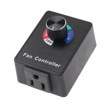

AC 120V 3A Fan Variable Voltage Speed Control Electric Motor Rheostat Governor
