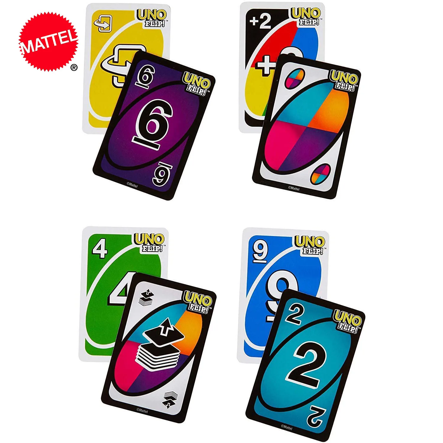 Topsale игра головоломка Mattel подлинный UNO: флип! Семья забавное развлечение