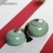 Китайская керамическая чайная коробка, емкость для хранения сушеных фруктов, Герметичная Бутылка, чайная банка, чайная коробка, китайские чайные керамические банки с крышками