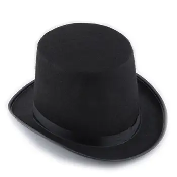 

2pcs Adult Festival Party Cap Soft Tophat Felt Hats Creative Magic Hat Party Favors Dress Up Props Show Cosplay Prom Party