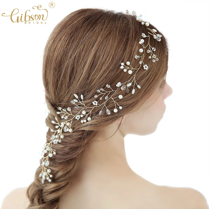 

Entwined Headbands Wedding Hair Accessories Long Hair Vine Bridal Headpiece For Nice Day