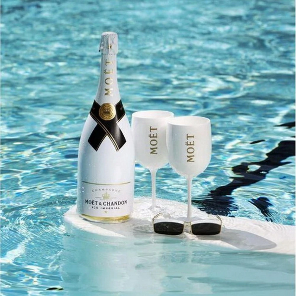 2pcswine Party White Champagne Cup Cocktail champagne flute electroplated wine cup high foot plastic | Дом и сад