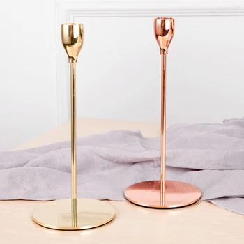 

Gold Tealight Candle Holders Metal Modern Christmas Tree Wedding Centerpieces Centros De Mesa Candle Holder Stand Decoration W