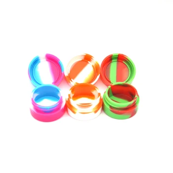 

1000pcs/lot 5ml Silicone Wax Containers Box Reusable Silicone Container Jars Silicone Container For Wax Dab Wax Container
