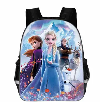 

Disney Frozen Princess Anna Elsa Backpack Kids Cartoon School Bags Hot Primary Backpack School Bags 11/13/16 Inch