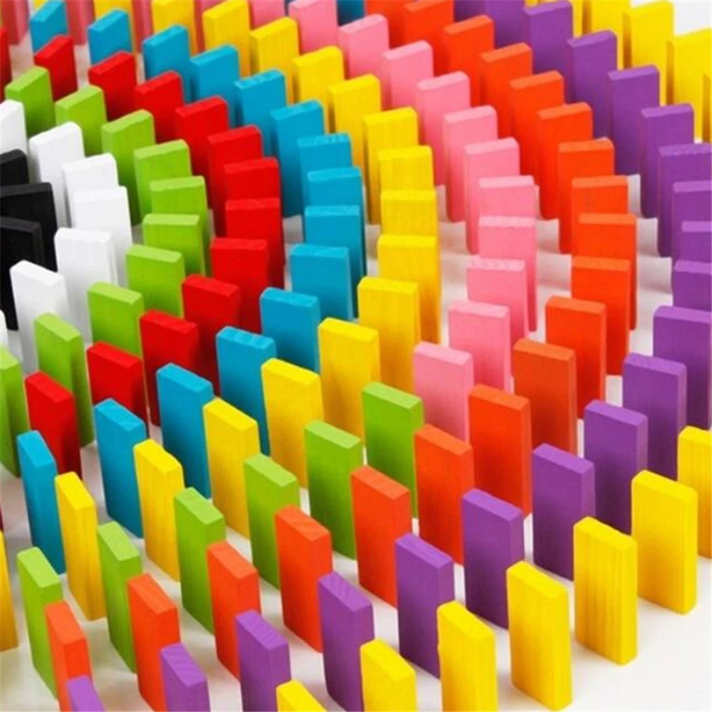 120pcs colorful 28 шт. деревянный домино фрукты животные распознают блоки домино игры головоломки Монтессори дети обучения Образование Головоломка Детские игрушки - Цвет: 120pcs colorful