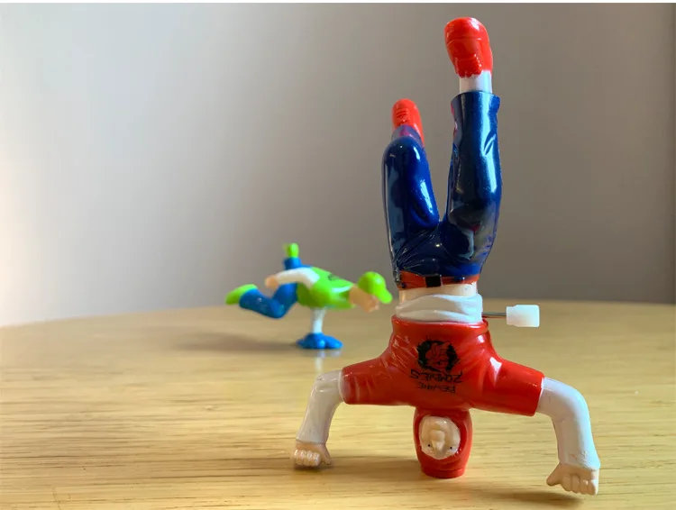 Bboy wind-up Toy headspin & handspin Powermove Figure 