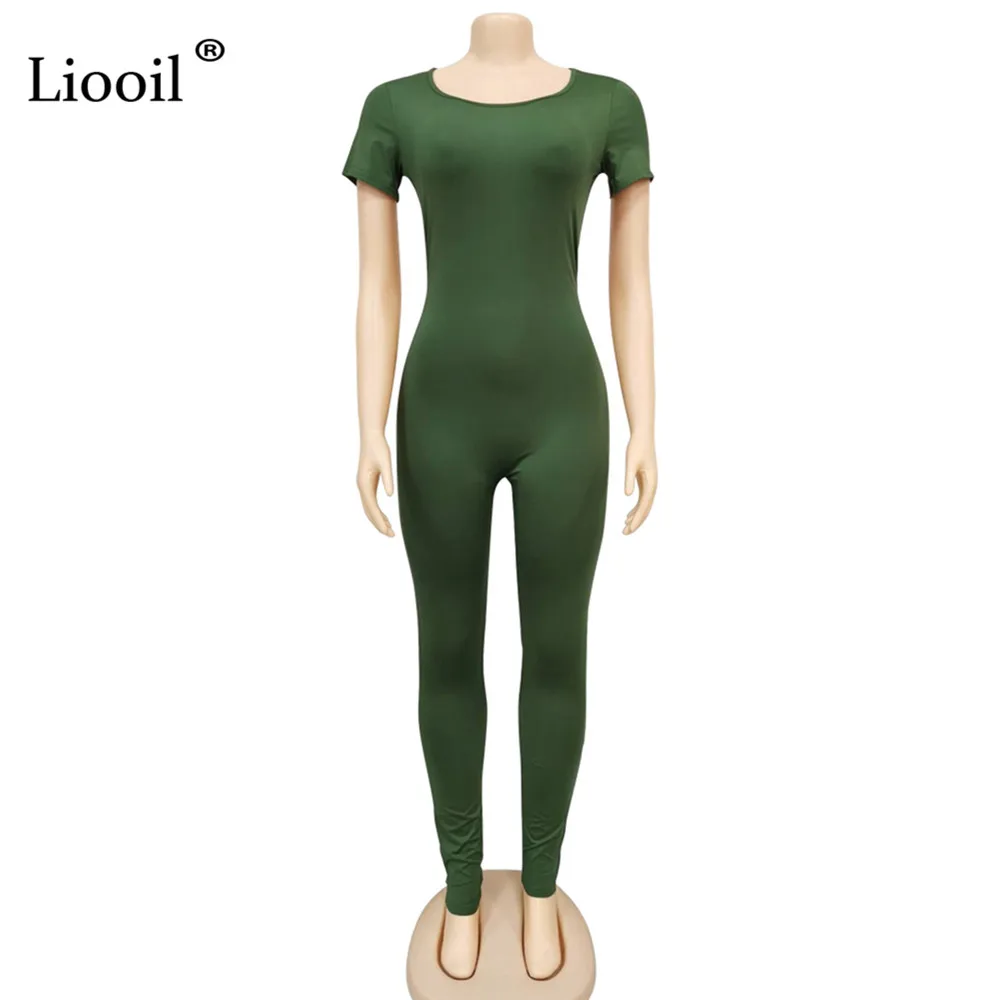 Liooil, Клубная одежда, длинные штаны, облегающие, вечерние, сексуальный комбинезон для дня рождения, одноцветные, черные, бордовые, обтягивающие, женские комбинезоны и комбинезоны
