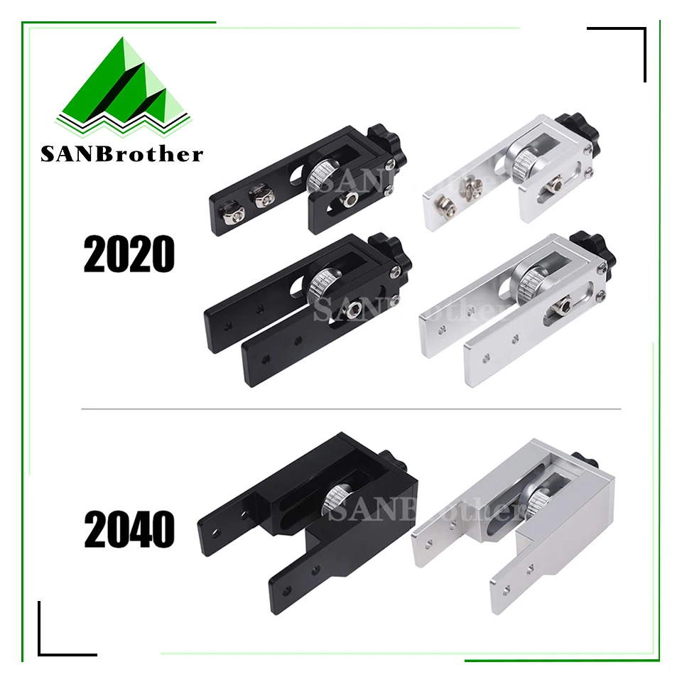Tensioner 2020 X axis V-Slot 2040 Y axis synchronous belt Stretch Straighten tensioner For Creality Ender 3 CR-10 10S 3d printer 3d printer parts ender 3 pro ender 3v2 3d printer 4040 profile y axis synchronous belt stretch straighten tensioner accessories