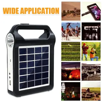 

Plastic Outdoor Camping Solar Panel Light Solar Garden Light Waterproof Solar Light Outdoor LED Light Patio Induction Lamp
