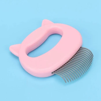 

Pet Cat Dog Massage Shell Comb Grooming Hair Removal Shedding Cleaning Brush