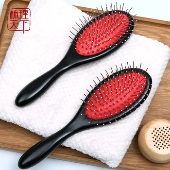 

Solid Wood Massage Combs Head Massage Comb Steel Needle Hair Dressing Oil Head Hairdressing Comb Air Cushion Comb