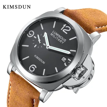 

Leather strap Men brand watch Top Quality Small Pointer Work Mens Quartz Watches Men Wristwatches Relogies