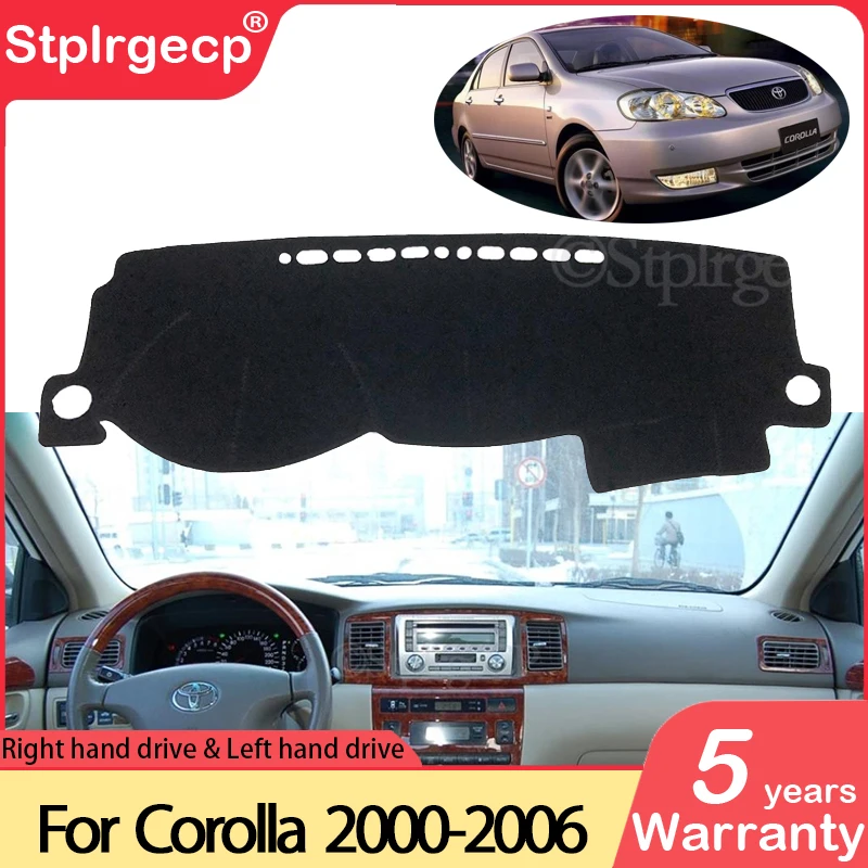 

for Toyota Corolla E120 E130 2000 2001 2002 2003 2004 2005 2006 2007 Anti-Slip Mat Dashboard Cover Cape Pad Sunshade Accessories