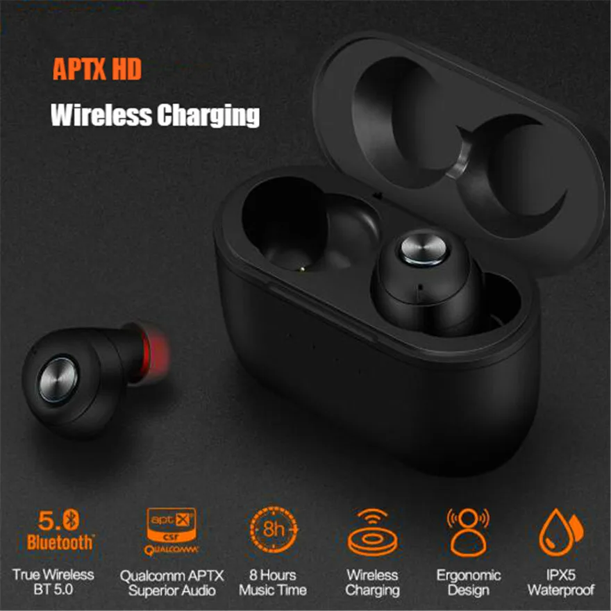 

Tws Aptx Earbuds In Ear Head Set True Wireless Earphone Wireless Headset Earbud Hands Free Wireless Headset Bluetooth Earbuds