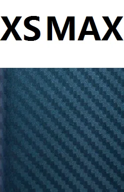 Наклейка для мобильного телефона для iPhone XS Max XR X градиентная углеродная волоконная мягкая защитная пленка для iPhone X наклейка аксессуары EEMIA - Цвет: xs max- blue